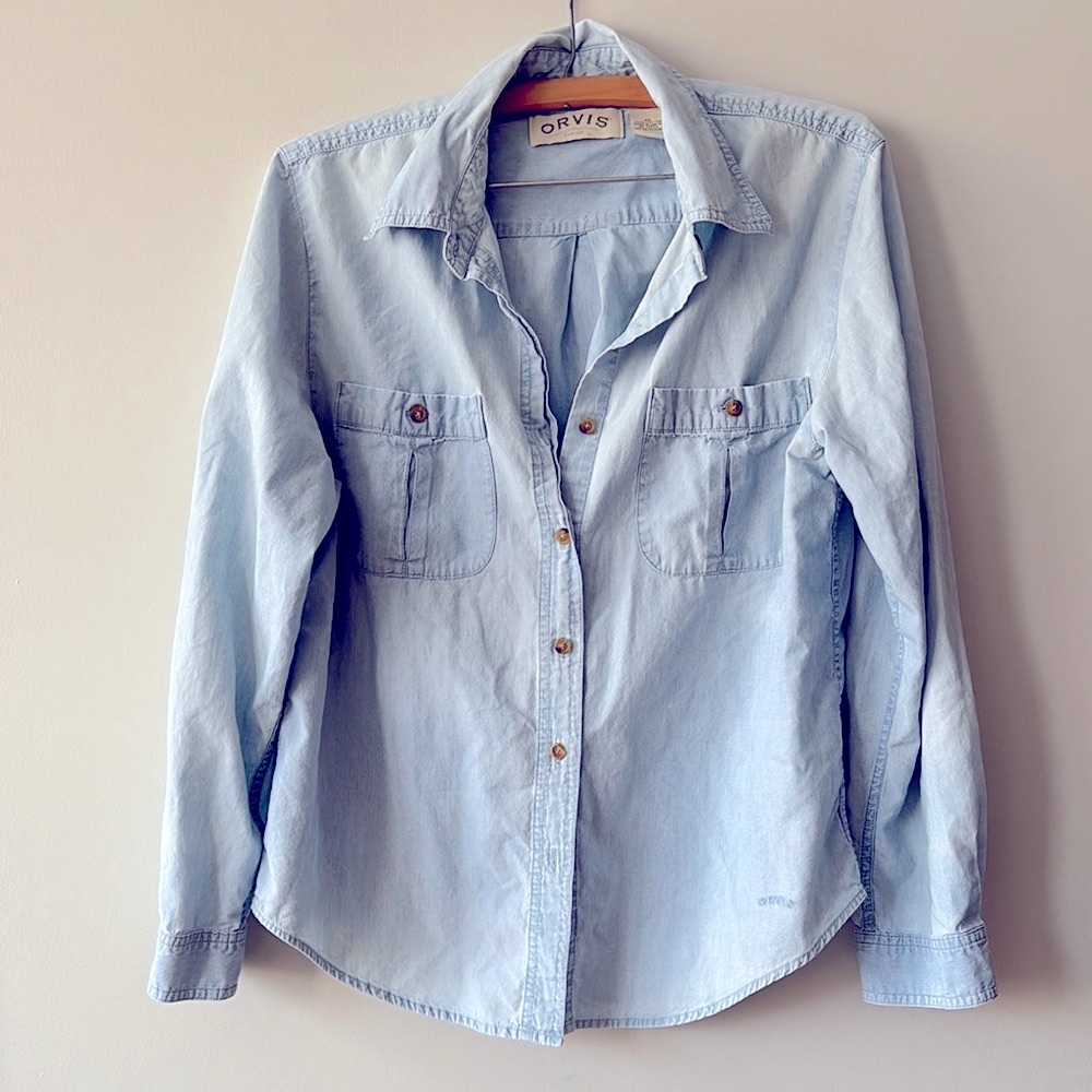Orvis Light Blue Denim Shirt
